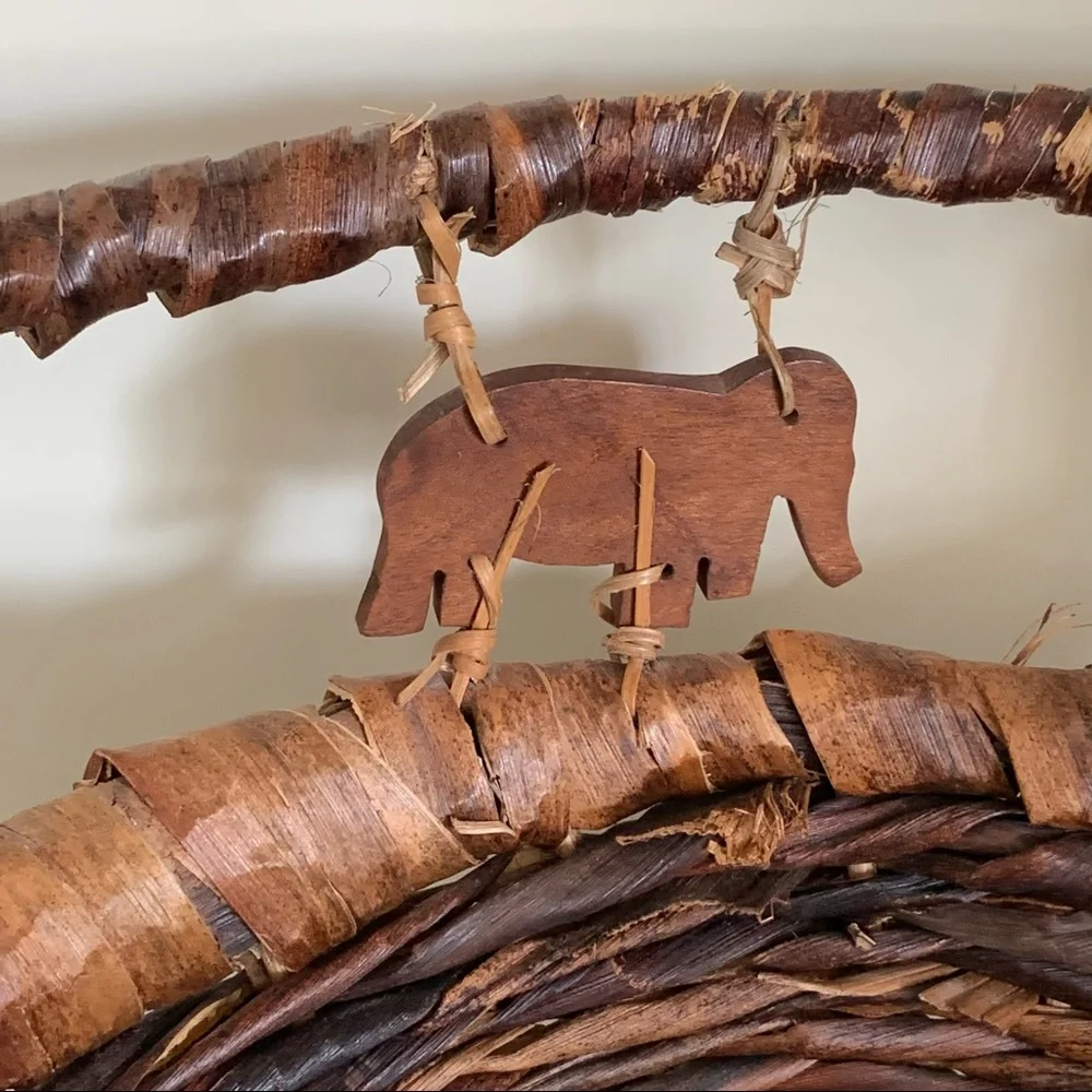 Large elephant basket